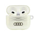 Audi IML Geometric Pattern AirPods 3 Case - бял