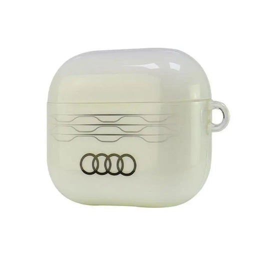 Audi IML Geometric Pattern AirPods 3 Case - бял