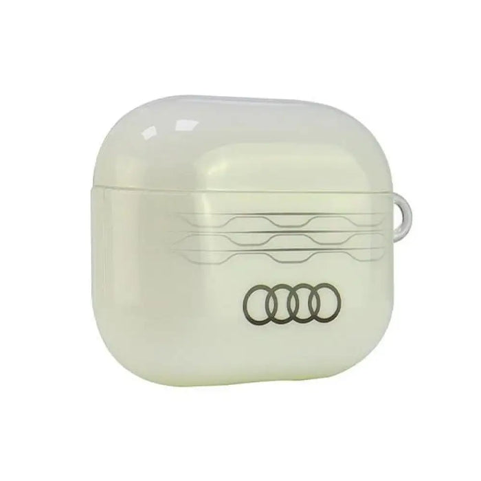 Audi IML Geometric Pattern AirPods 3 Case - бял