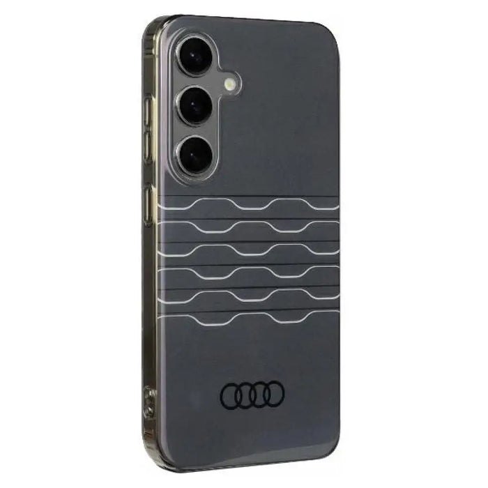 Audi IML Geometric Pattern Case S24 S921 черен/черен твърд