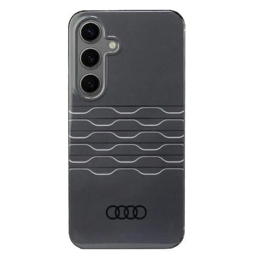 Audi IML Geometric Pattern Case S24 S921 черен/черен твърд