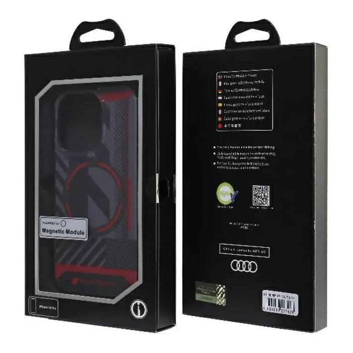 Audi IML Sport MagSafe Case iPhone 14 Pro 6.1’’ черен/черен