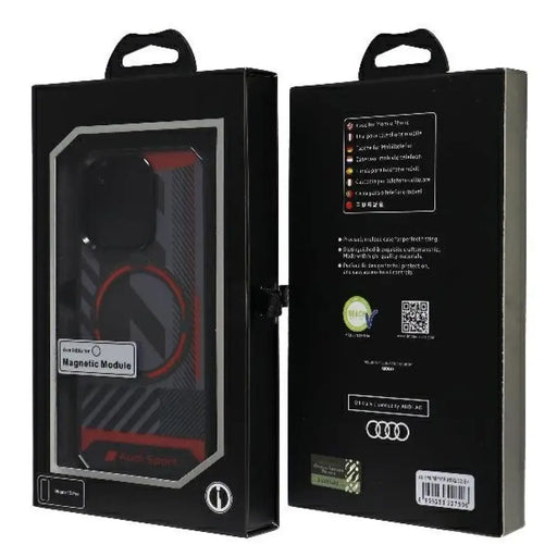 Audi IML Sport MagSafe Case iPhone 15 Pro 6.1’’ черен/черен