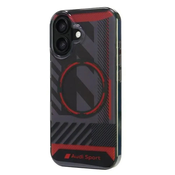 Audi IML Sport MagSafe iPhone 16 6.1’’ черен/черен твърд