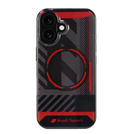 Audi IML Sport MagSafe iPhone 16 6.1’’ черен/черен твърд