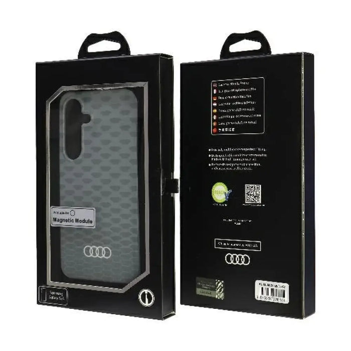 Audi IML Stitching Pattern MagSafe Case S24 S921grey/gey