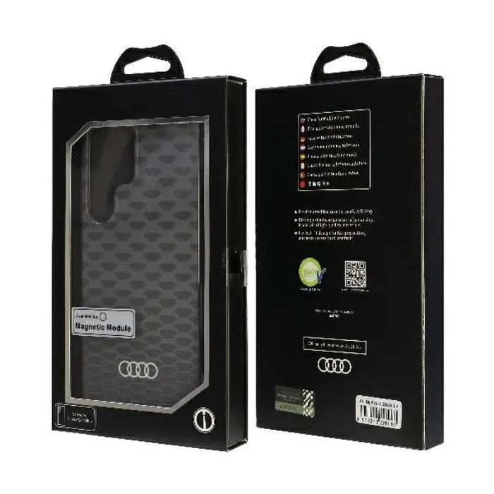 Audi IML Stitching Pattern MagSafe Case S24 Ultra S928