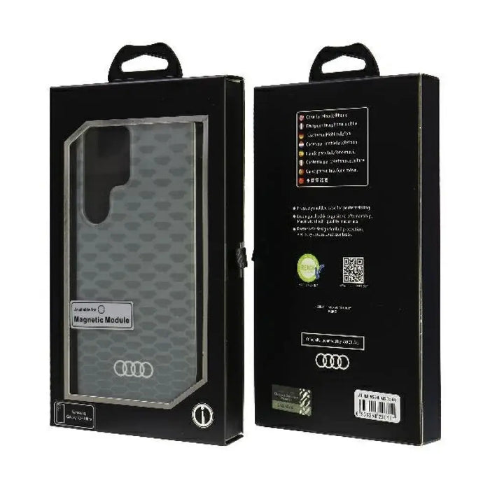 Audi IML Stitching Pattern MagSafe Case S24 Ultra S928