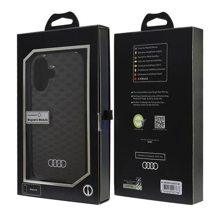 Audi IML Stitching Pattern MagSafe iPhone 16 6.1’’