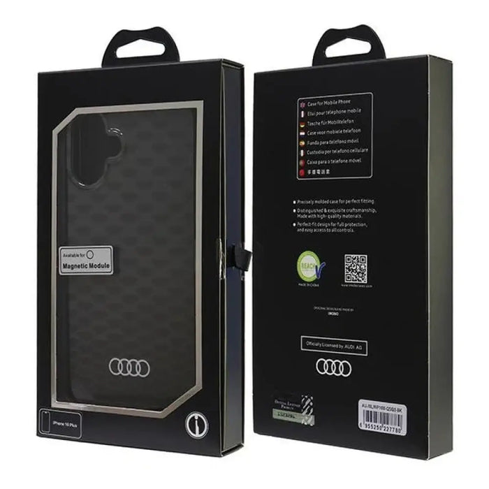 Audi IML Stitching Pattern MagSafe iPhone 16 Plus 6.7’’