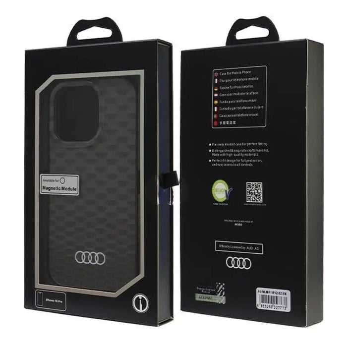 Audi IML Stitching Pattern MagSafe iPhone 16 Pro 6.3’’
