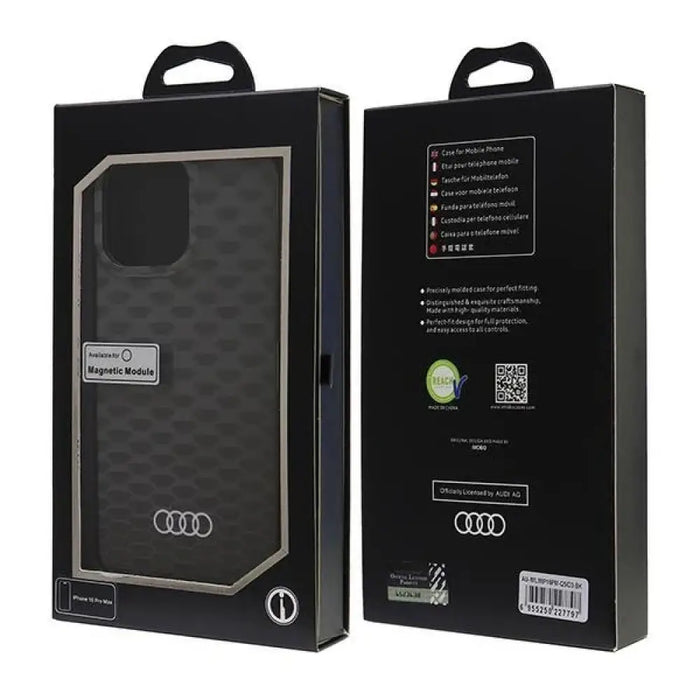 Audi IML Stitching Pattern MagSafe iPhone 16 Pro Max 6.9’’