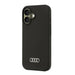Audi Silicone Case iPhone 16 6.1’’ черен/черен твърд калъф