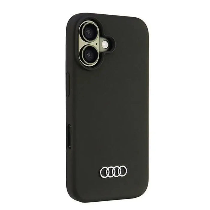 Audi Silicone Case iPhone 16 6.1’’ черен/черен твърд калъф