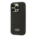 Audi Silicone Case iPhone 16 Pro 6.3’’ черен/черен твърд