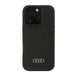 Audi Silicone Case iPhone 16 Pro 6.3’’ черен/черен твърд