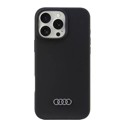 Audi Silicone Case iPhone 16 Pro Max 6.9’’ черен/черен