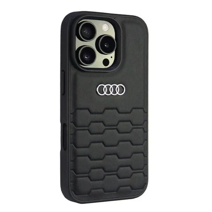 Audi Synthetic Leather iPhone 16 Pro 6.3’’ black/black