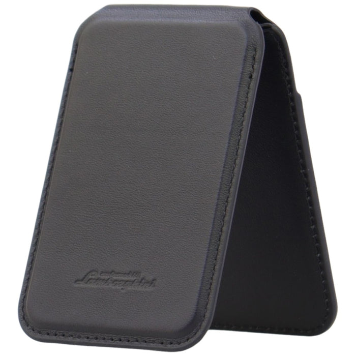 Кожен портфейл MagSafe за телефон Lamborghini D1 - черен и зелен