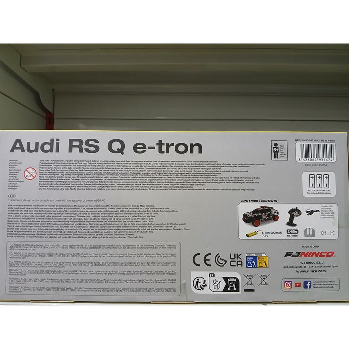 Кола с Радиоуправление Audi 1:10 2,4 GHz 40 x 14 x 20 cm