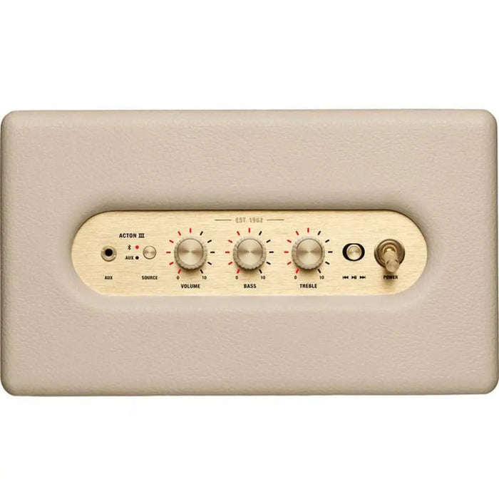 Аудио система MARSHALL ACTON III BLUETOOTH CREAM