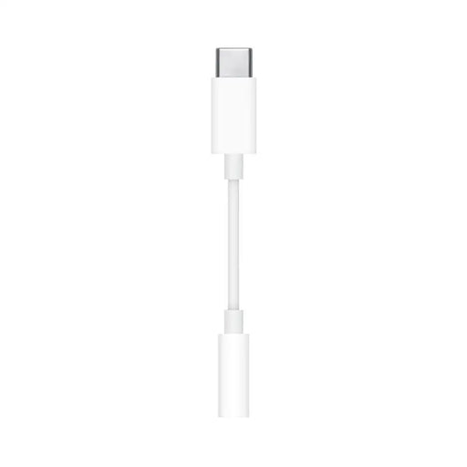 Аудио адаптер Apple MU7E2ZM/A 3.5mm жак към USB - C бял