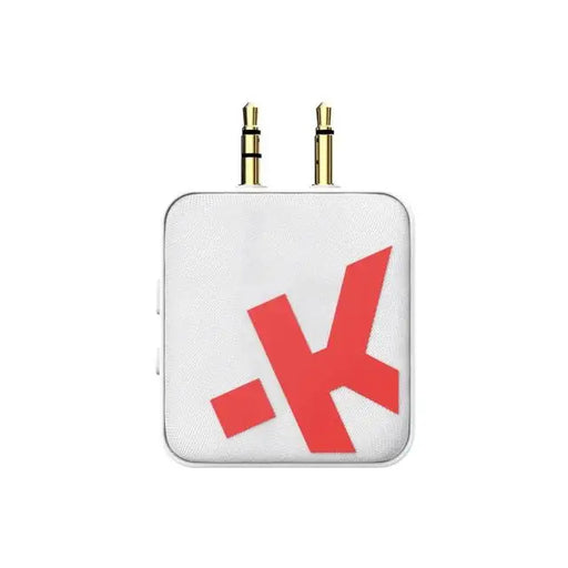 Аудио адаптер Skross 3.5 mm jack към Bluetooth Бял