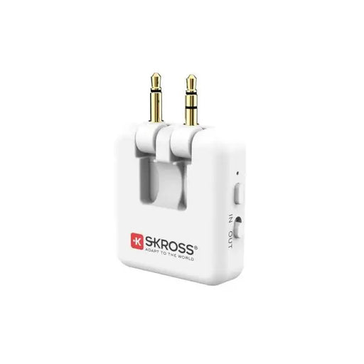 Аудио адаптер Skross 3.5 mm jack към Bluetooth Бял