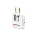Аудио адаптер Skross 3.5 mm jack към Bluetooth Бял