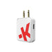 Аудио адаптер Skross 3.5 mm jack към Bluetooth Бял