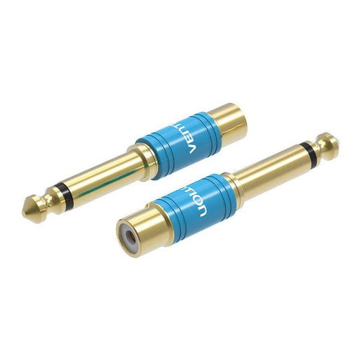 Аудио адаптер Vention VDD-C03 6.35mm към RCA 0.5m син