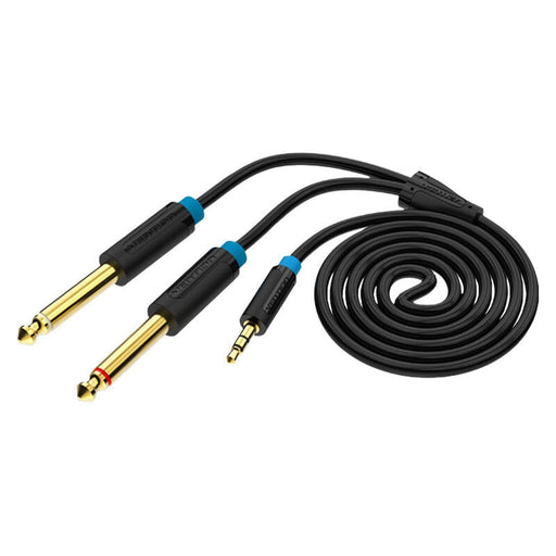 Аудио кабел Vention BACBD 3.5mm TRS мъжки към 2x 6.35mm