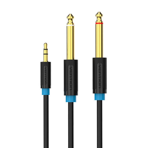 Аудио кабел Vention BACBJ 3.5mm TRS мъжки към 2x 6.35mm