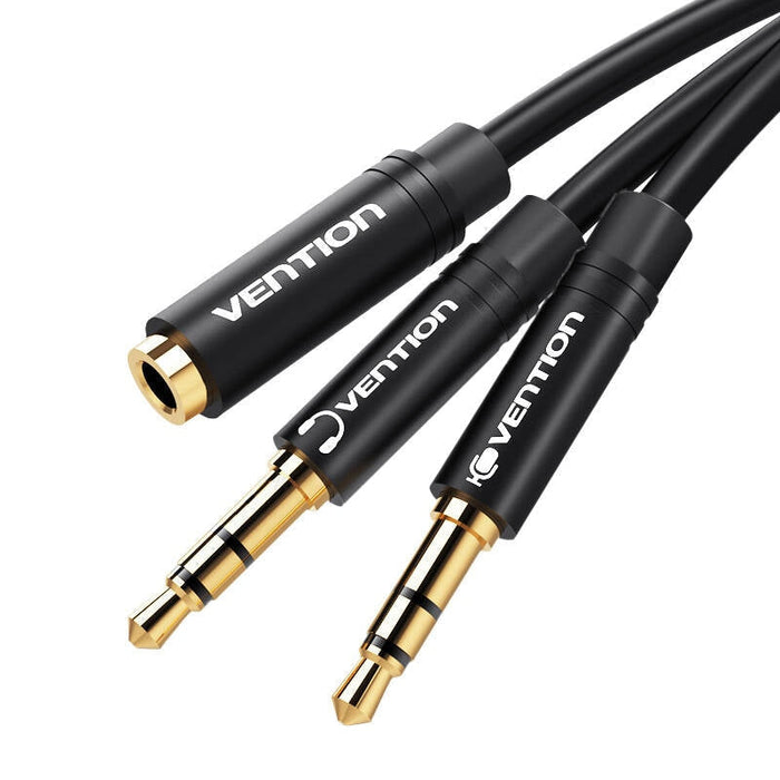 Аудио кабел Vention BBUBY 2x 3.5mm мъжки към 3.5mm женски