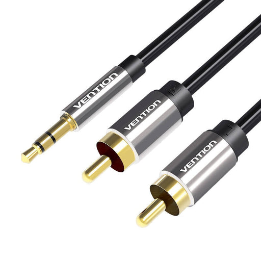 Аудио кабел Vention BCFBH 3.5mm мъжки към 2x RCA мъжки 2m