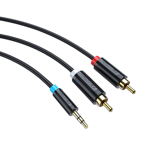 Аудио кабел Vention BCLBH 3.5mm мъжки към 2x RCA мъжки 2m