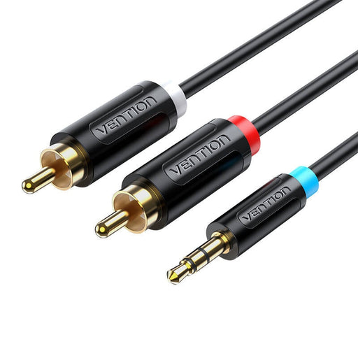 Аудио кабел Vention BCLBH 3.5mm мъжки към 2x RCA мъжки 2m