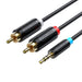 Аудио кабел Vention BCLBJ 3.5mm мъжки към 2x RCA мъжки 5m