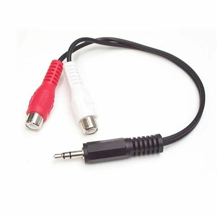 Аудио Кабел Жак към RCA Startech MUMFRCA Черен 0,15 m