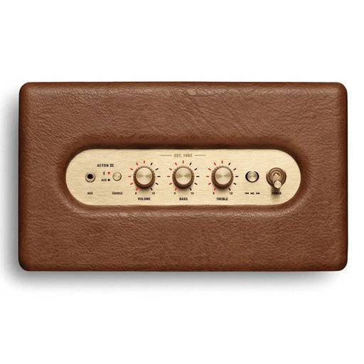 Аудио система MARSHALL ACTON III BLUETOOTH BROWN