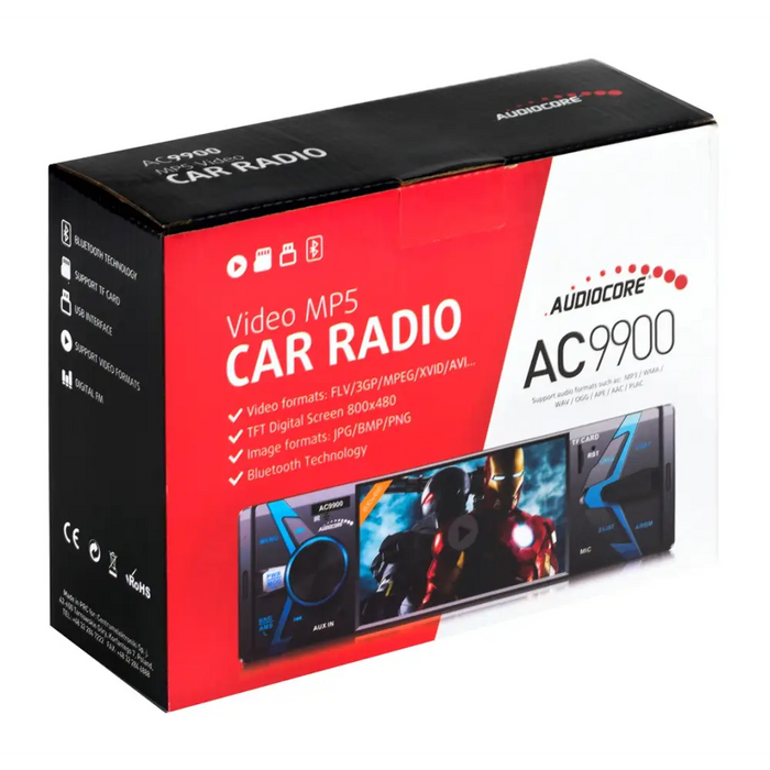 AUDIOCORE РАДИО MP5 AVI DIVX AC9900