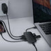 AUKEY CB-C71 интерфейсен хъб 5000 Mbit/s Черен