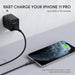 AUKEY CB-CL03 2 м Черен