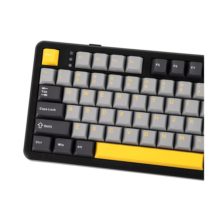 Клавиатура F108 сиво+оранжево+тъмносиво уплътнение с Volcano RGB превключватели – AULA