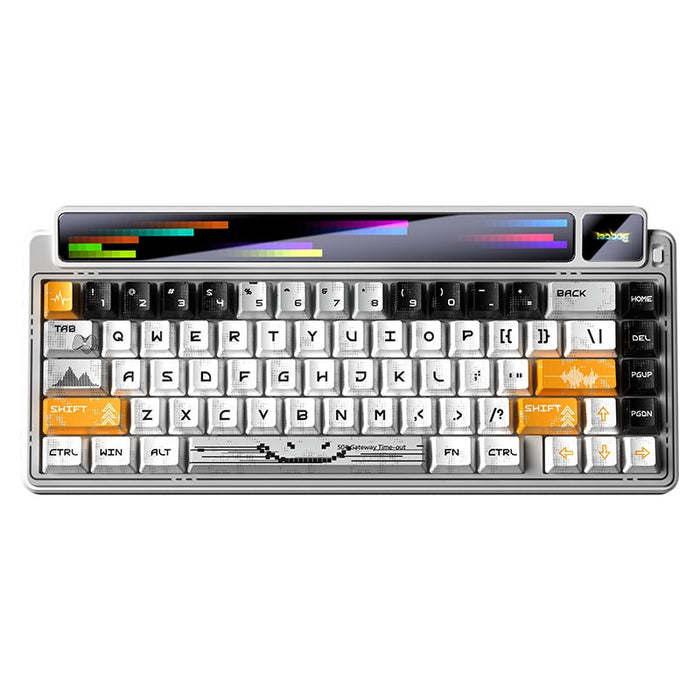 AULA Gasket AMG65 бяла RGB клавиатура Jasper