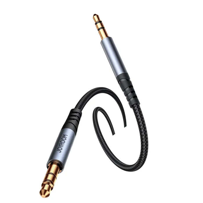 AUX кабел Joyroom 3.5mm мини жак 1.2m черен (SY-A08)