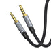AUX кабел Vention BAQHG TRRS 3.5mm 1.5m сив
