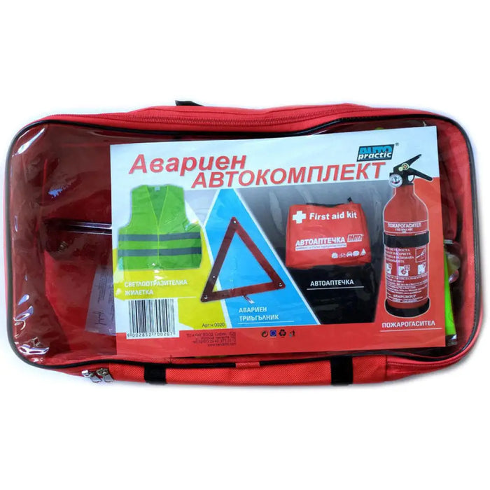 АВАРИЕН АВТОКОМПЛЕКТ 4 ЧАСТИ AUTO PRACTIC 4 ЧАСТИ