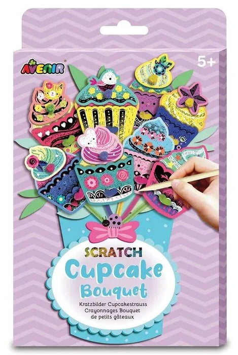 Игрален комплект Avenir Scratch Bouquet - Кексчета