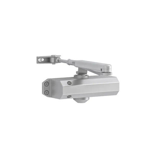 АВТОМАТ ЗА ВРАТА YALE СРЕБРО СЪС ЗАДЪРЖА